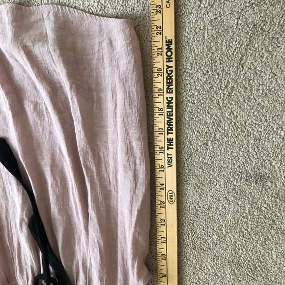 Pink Sleeveless Top with Black tie detail - Picture 4 of 4